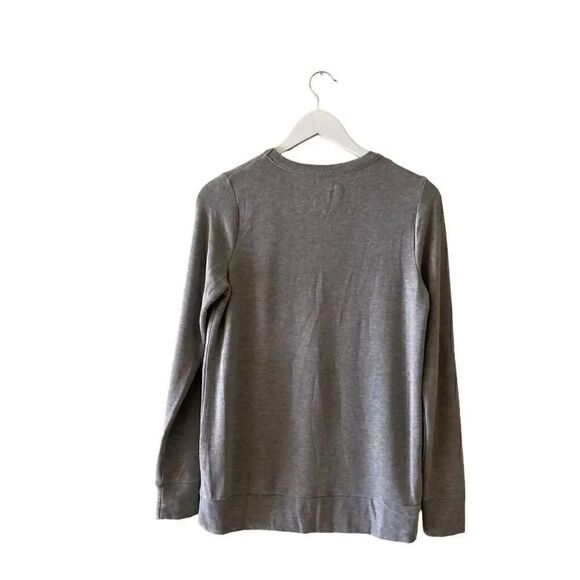 NWOT Chaser Revolve Grey Pullover Cozy
Crewneck Sweatshirt Lazy Holi Daze Size M - Picture 2 of 10